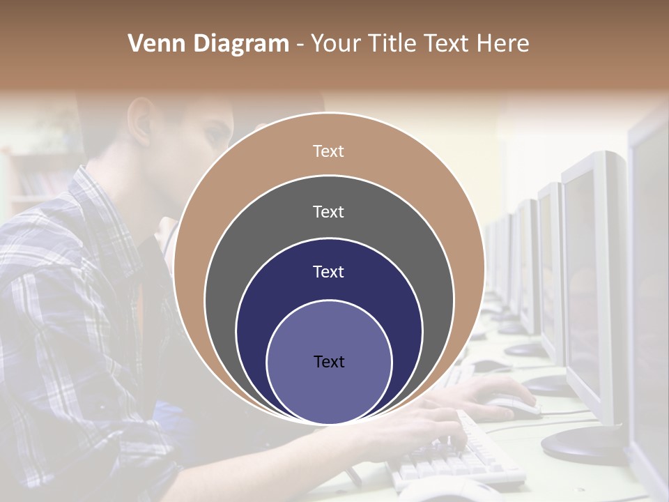 Smile Computer Diversity PowerPoint Template