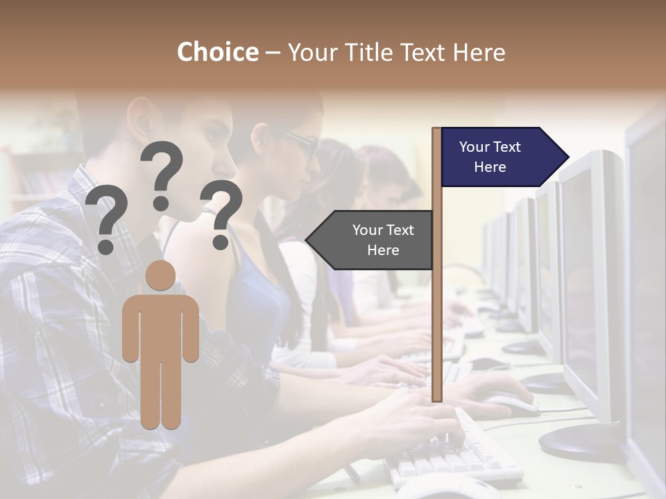 Smile Computer Diversity PowerPoint Template