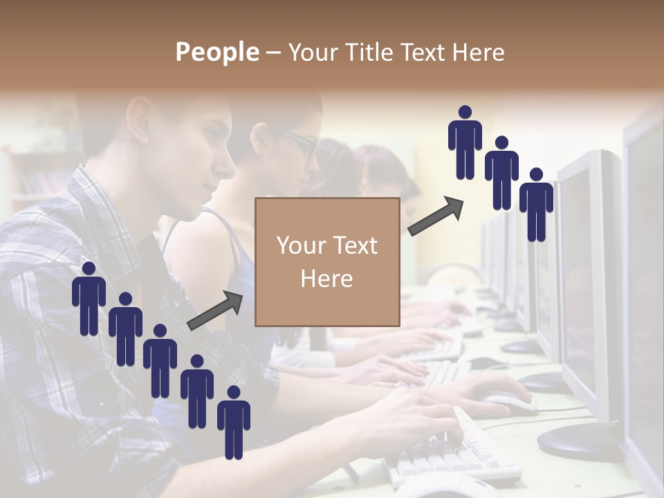 Smile Computer Diversity PowerPoint Template