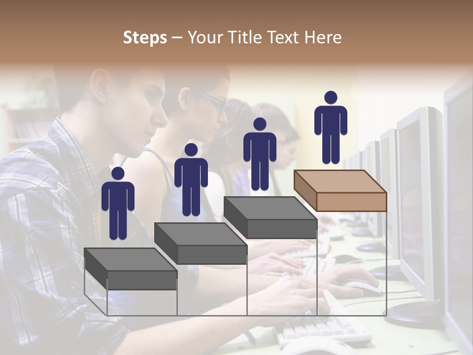 Smile Computer Diversity PowerPoint Template