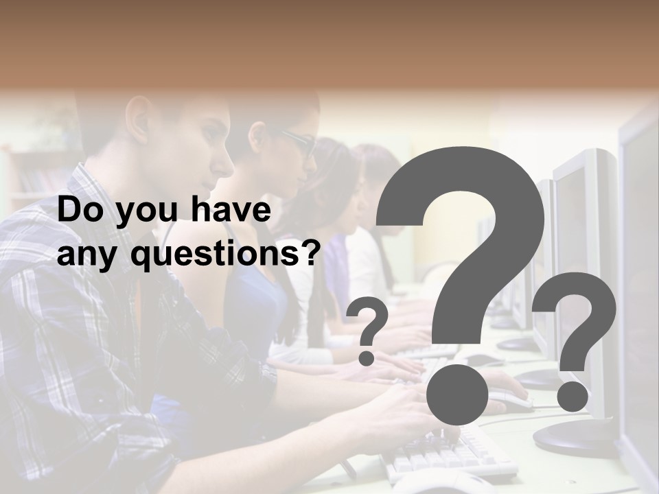 Smile Computer Diversity PowerPoint Template