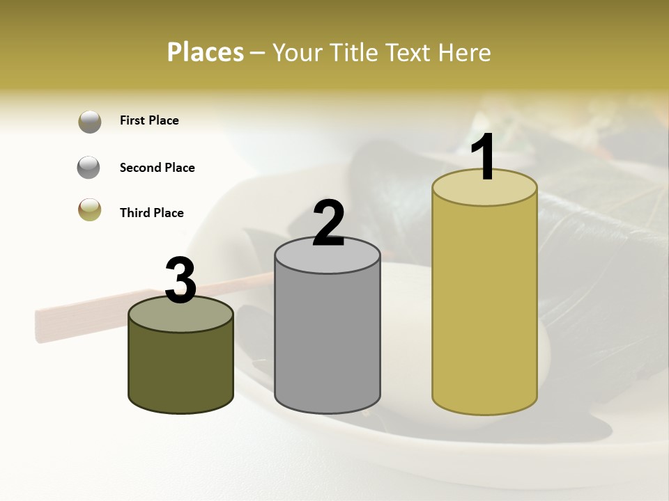 Kashiwaramochi Tea Japanese Food PowerPoint Template