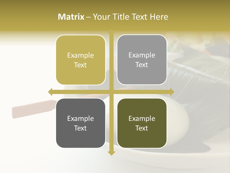Kashiwaramochi Tea Japanese Food PowerPoint Template