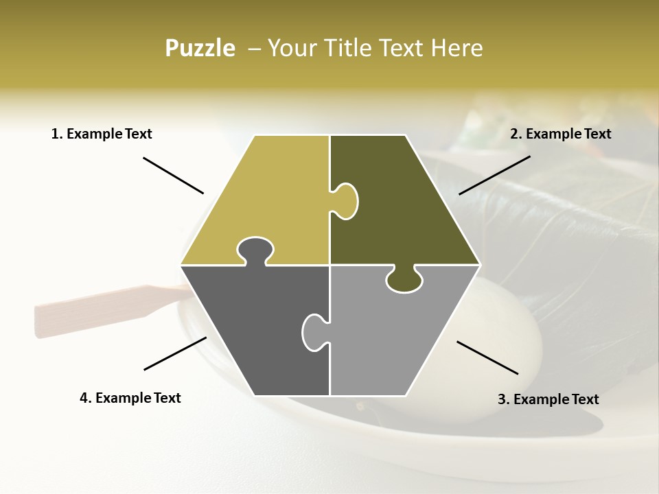 Kashiwaramochi Tea Japanese Food PowerPoint Template