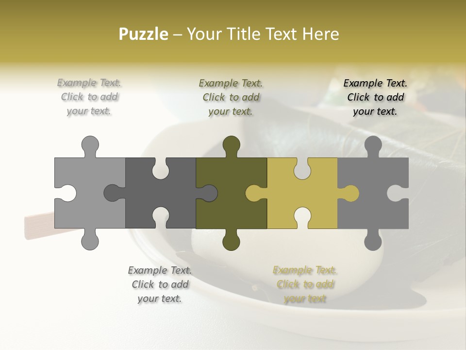 Kashiwaramochi Tea Japanese Food PowerPoint Template