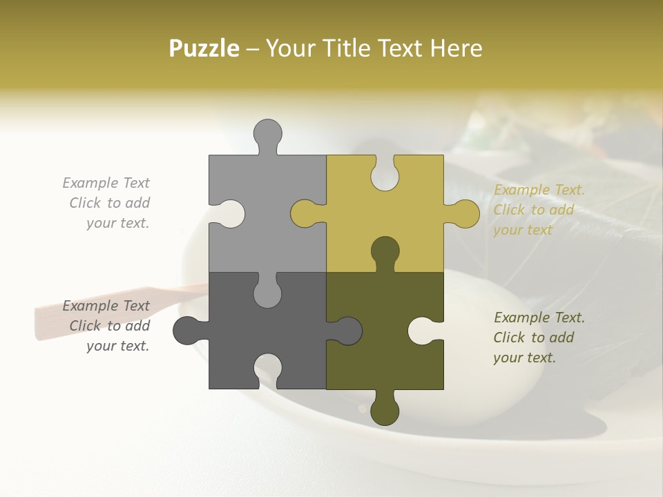 Kashiwaramochi Tea Japanese Food PowerPoint Template