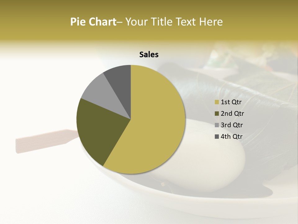 Kashiwaramochi Tea Japanese Food PowerPoint Template