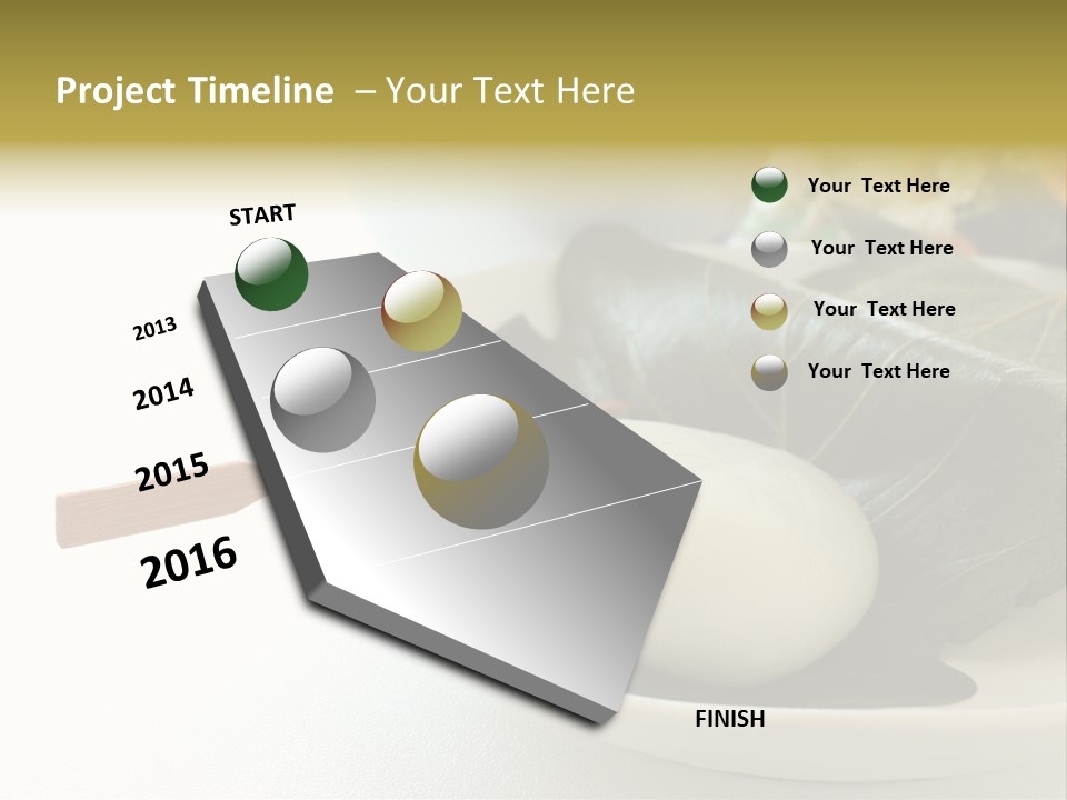 Kashiwaramochi Tea Japanese Food PowerPoint Template