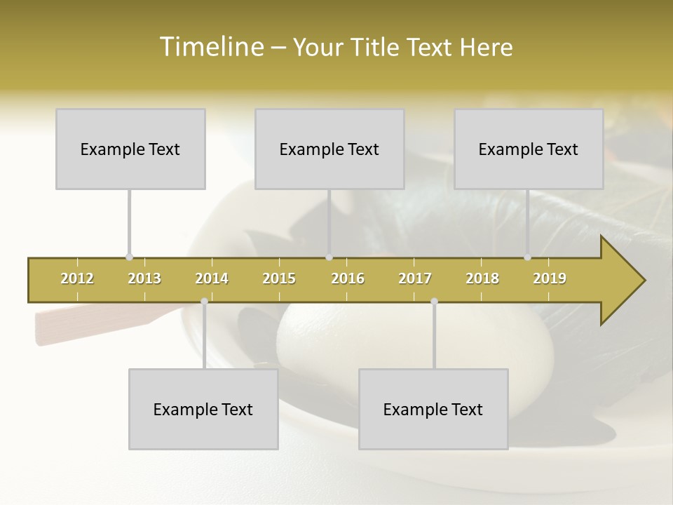 Kashiwaramochi Tea Japanese Food PowerPoint Template