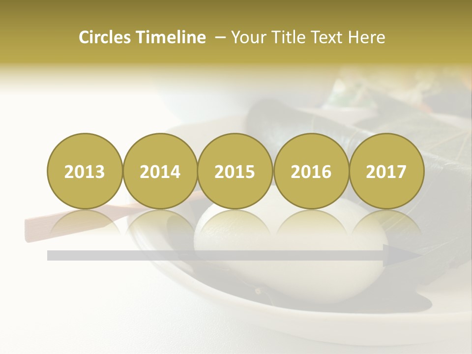 Kashiwaramochi Tea Japanese Food PowerPoint Template