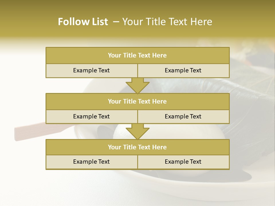 Kashiwaramochi Tea Japanese Food PowerPoint Template