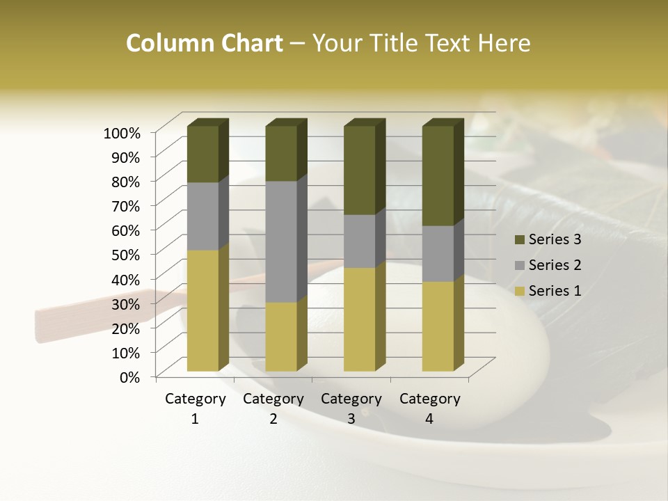 Kashiwaramochi Tea Japanese Food PowerPoint Template