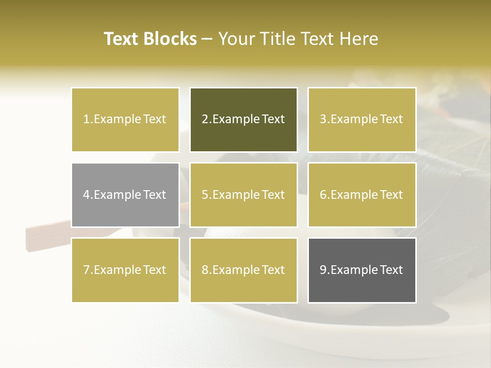 Kashiwaramochi Tea Japanese Food PowerPoint Template