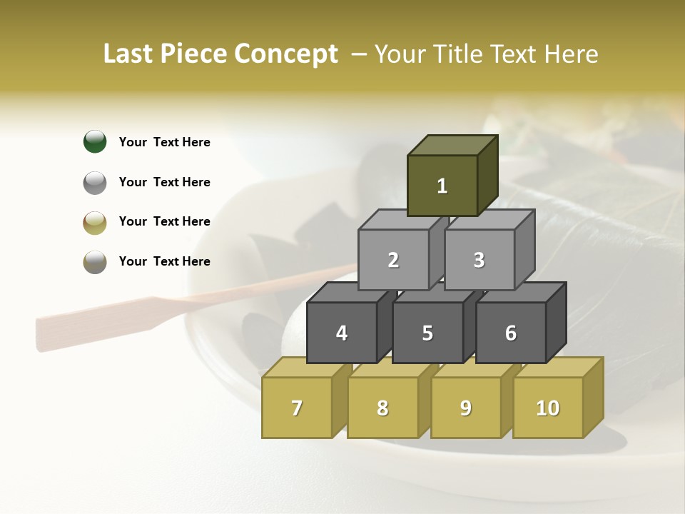 Kashiwaramochi Tea Japanese Food PowerPoint Template