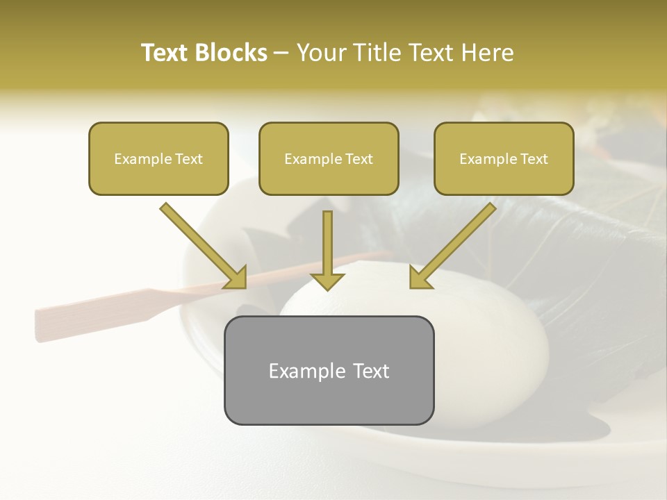 Kashiwaramochi Tea Japanese Food PowerPoint Template