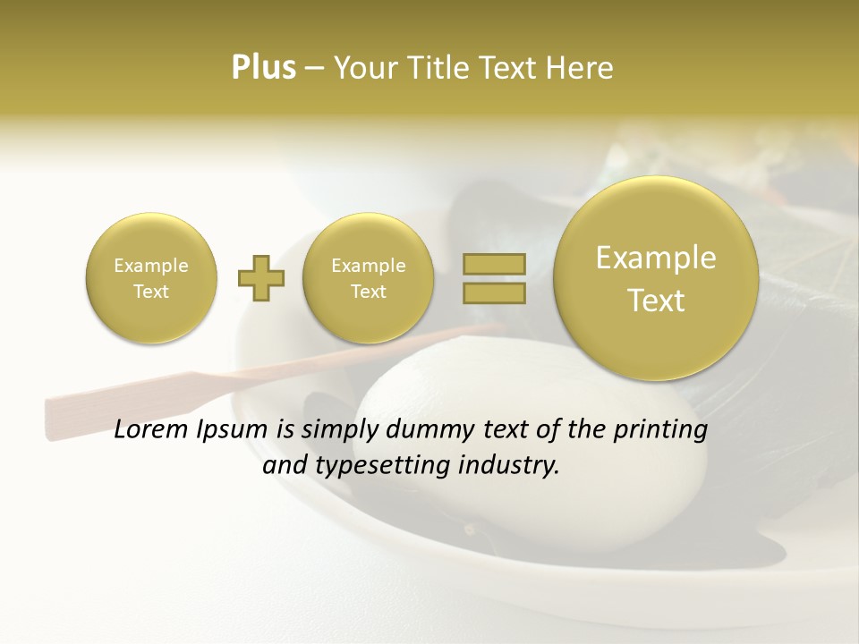 Kashiwaramochi Tea Japanese Food PowerPoint Template