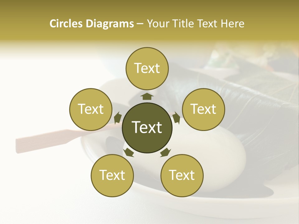 Kashiwaramochi Tea Japanese Food PowerPoint Template