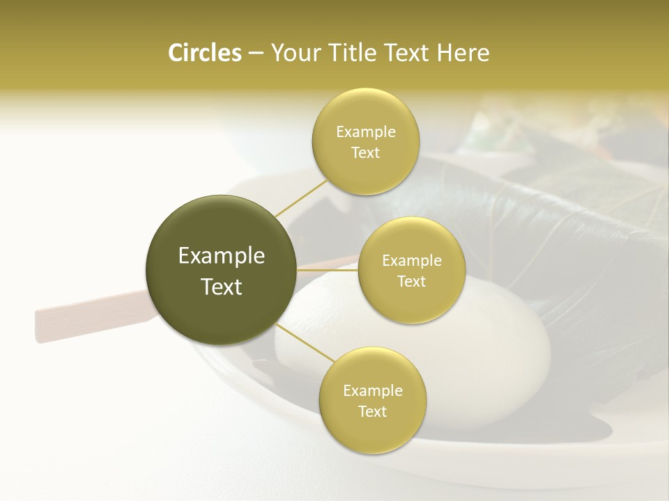 Kashiwaramochi Tea Japanese Food PowerPoint Template