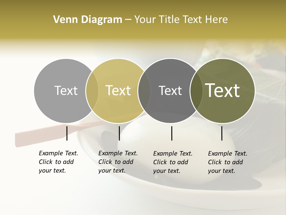 Kashiwaramochi Tea Japanese Food PowerPoint Template