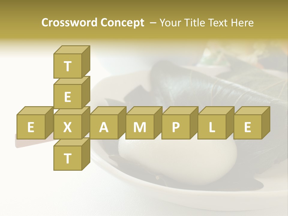 Kashiwaramochi Tea Japanese Food PowerPoint Template