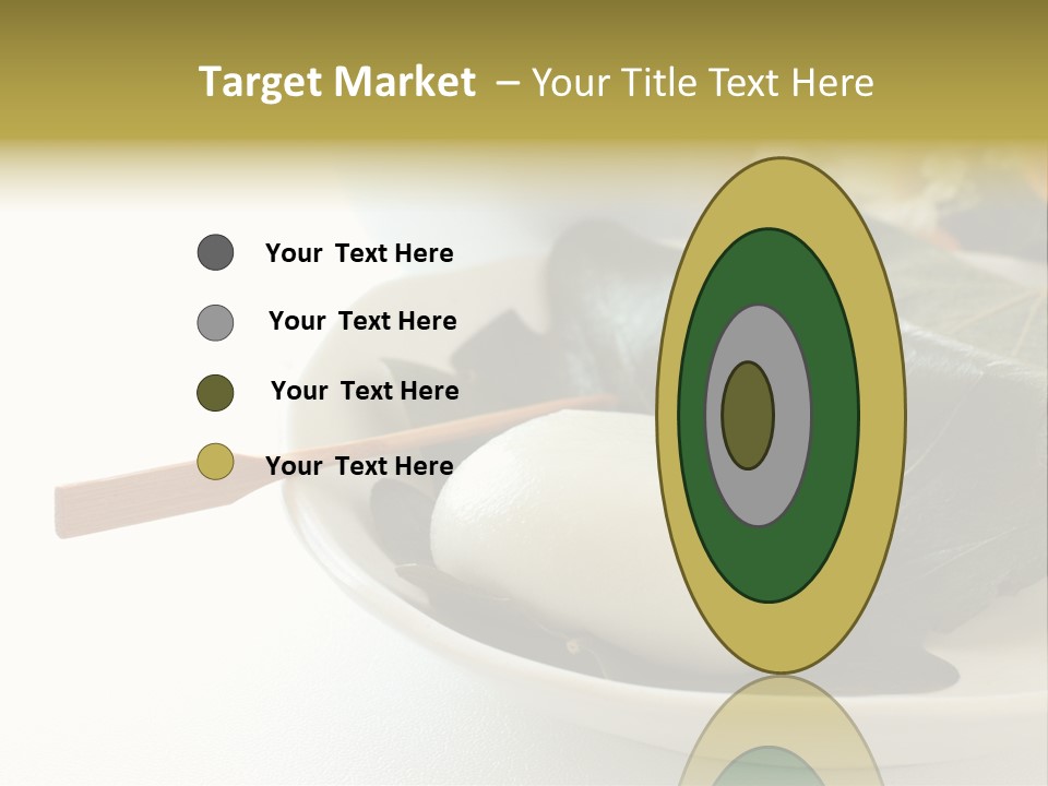 Kashiwaramochi Tea Japanese Food PowerPoint Template