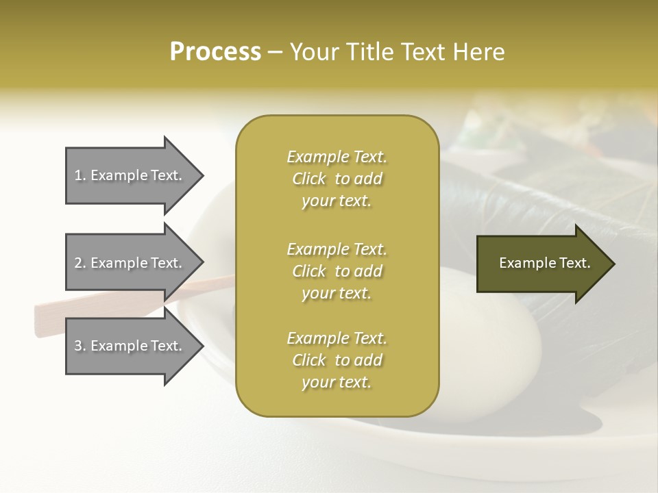 Kashiwaramochi Tea Japanese Food PowerPoint Template