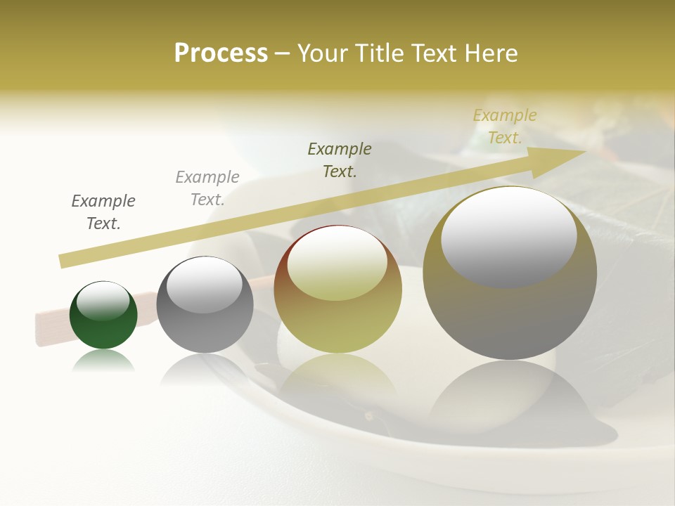 Kashiwaramochi Tea Japanese Food PowerPoint Template