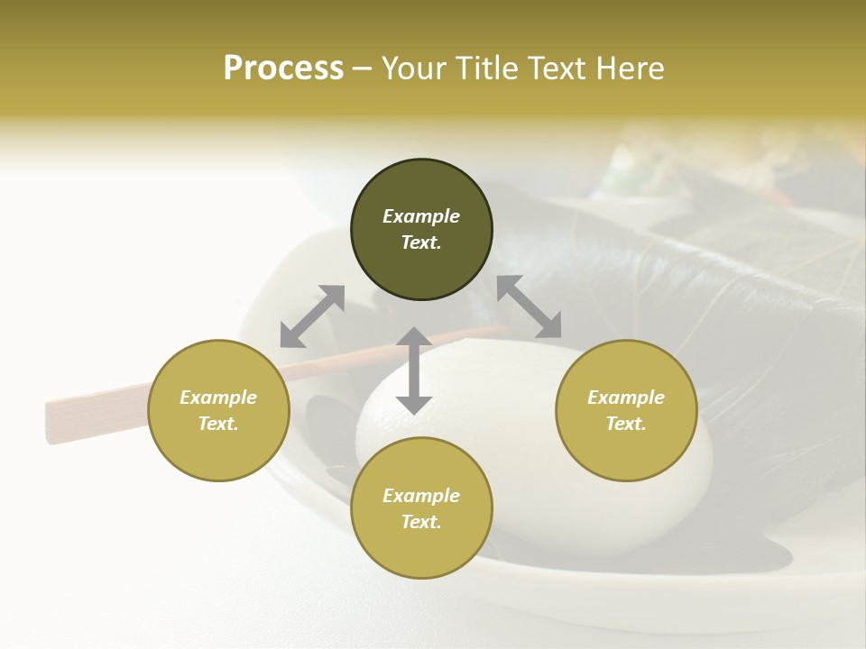 Kashiwaramochi Tea Japanese Food PowerPoint Template