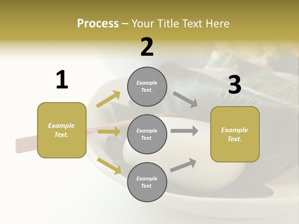 Kashiwaramochi Tea Japanese Food PowerPoint Template