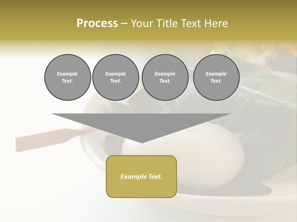 Kashiwaramochi Tea Japanese Food PowerPoint Template