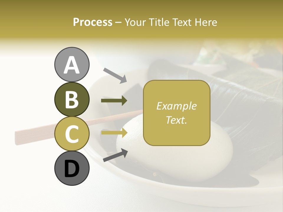 Kashiwaramochi Tea Japanese Food PowerPoint Template