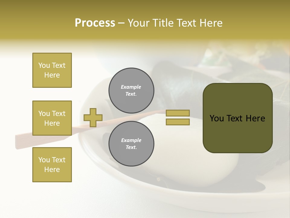 Kashiwaramochi Tea Japanese Food PowerPoint Template
