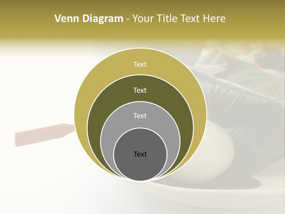 Kashiwaramochi Tea Japanese Food PowerPoint Template