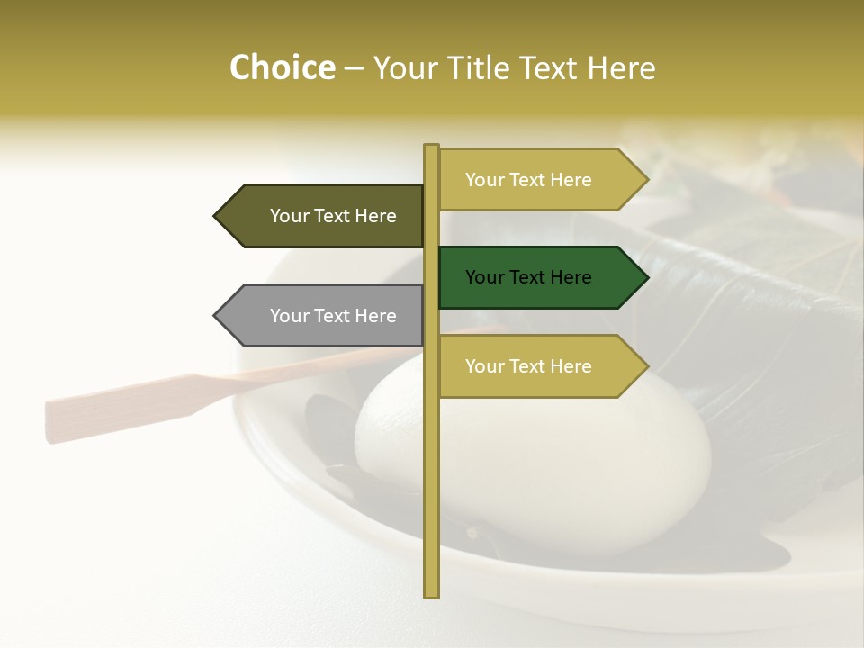 Kashiwaramochi Tea Japanese Food PowerPoint Template
