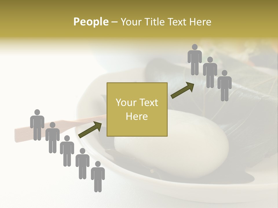 Kashiwaramochi Tea Japanese Food PowerPoint Template