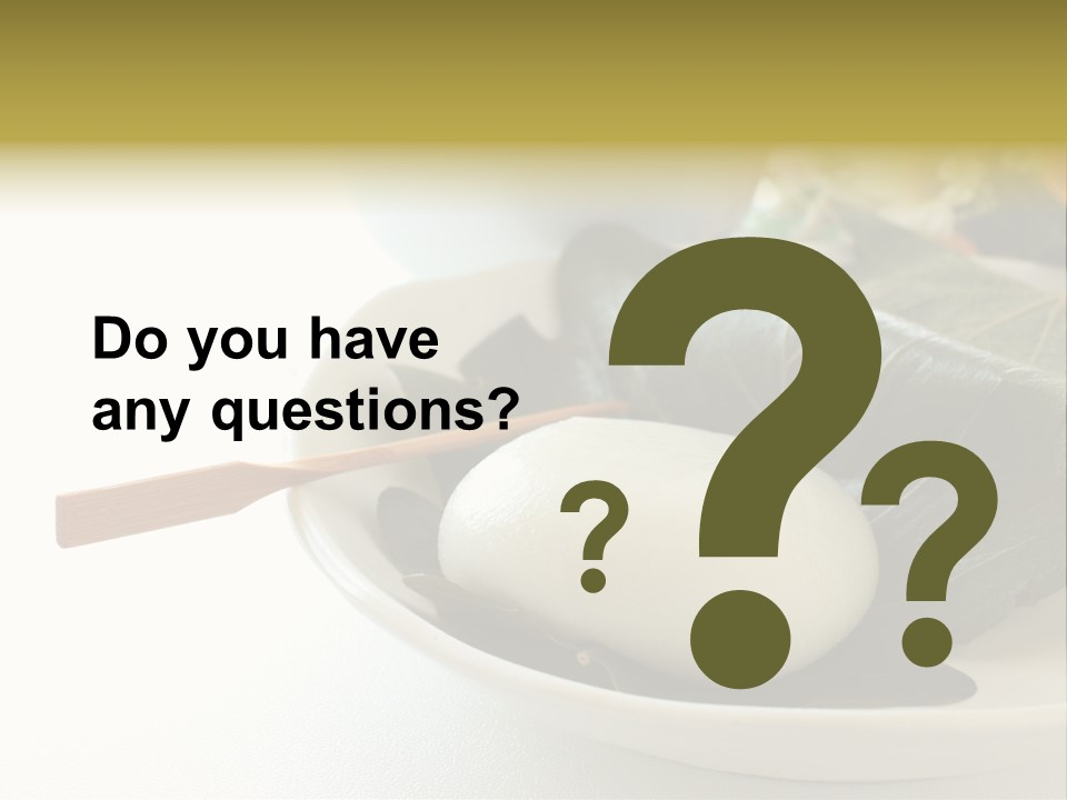 Kashiwaramochi Tea Japanese Food PowerPoint Template