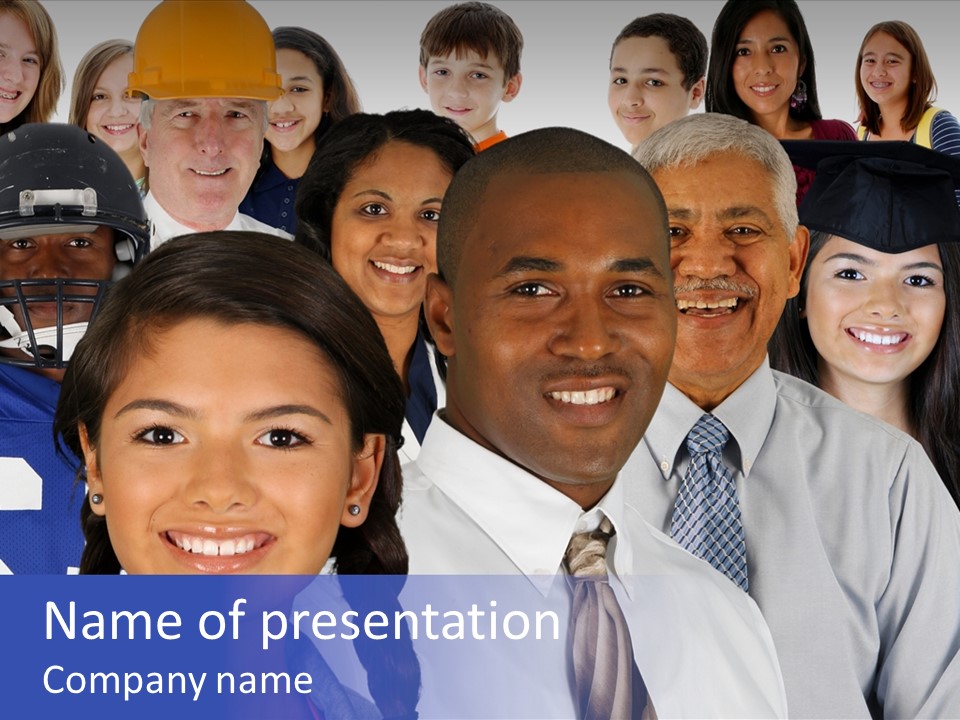 Foreman Graduation American PowerPoint Template