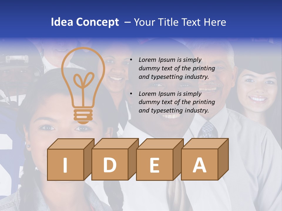 Foreman Graduation American PowerPoint Template