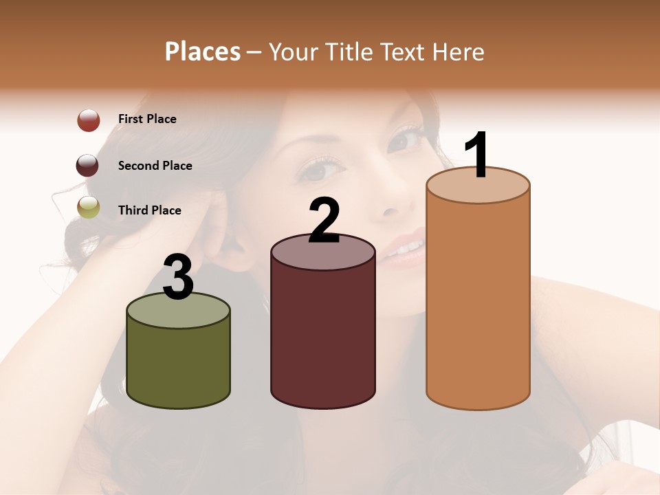 Health Lady Remedial PowerPoint Template
