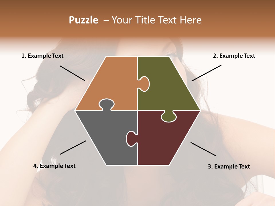 Health Lady Remedial PowerPoint Template