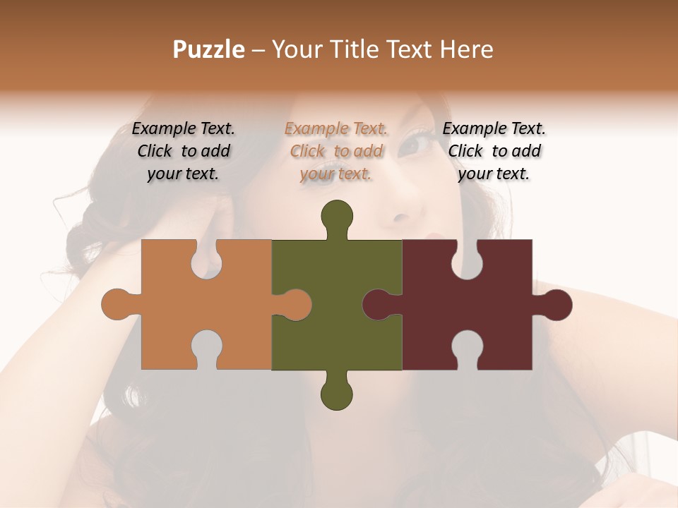 Health Lady Remedial PowerPoint Template