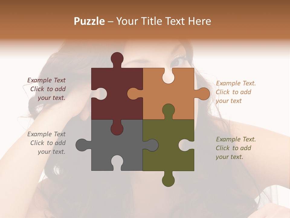 Health Lady Remedial PowerPoint Template