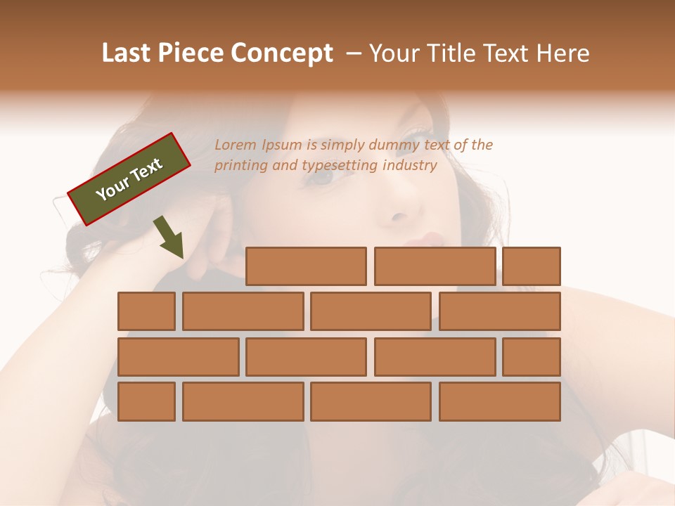 Health Lady Remedial PowerPoint Template
