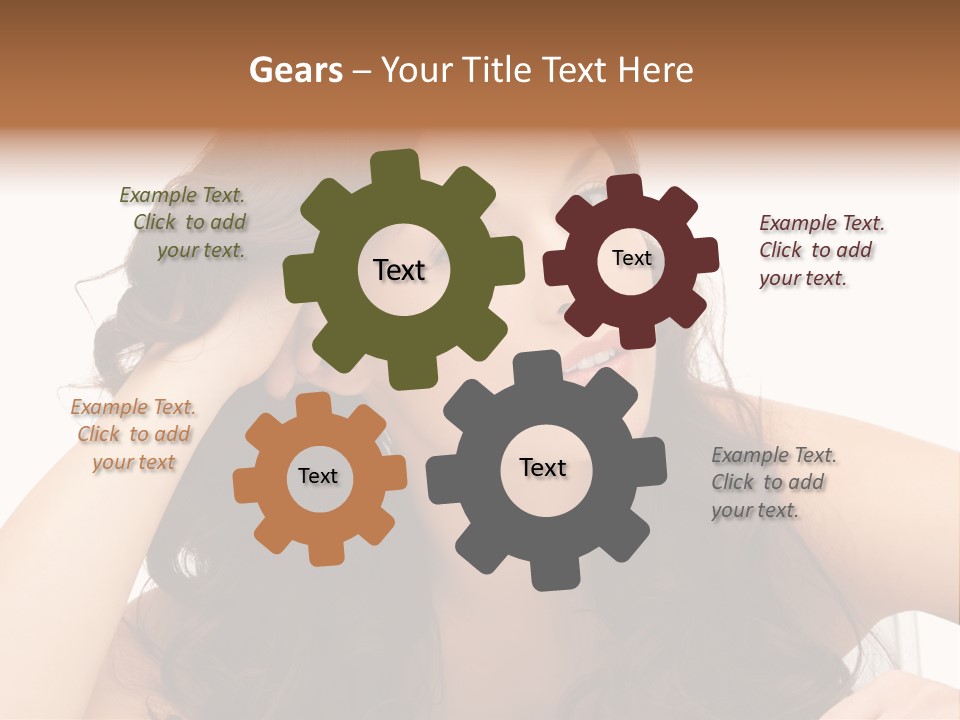 Health Lady Remedial PowerPoint Template