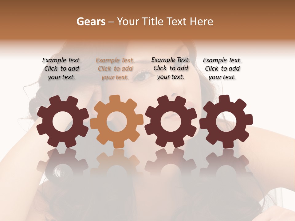 Health Lady Remedial PowerPoint Template