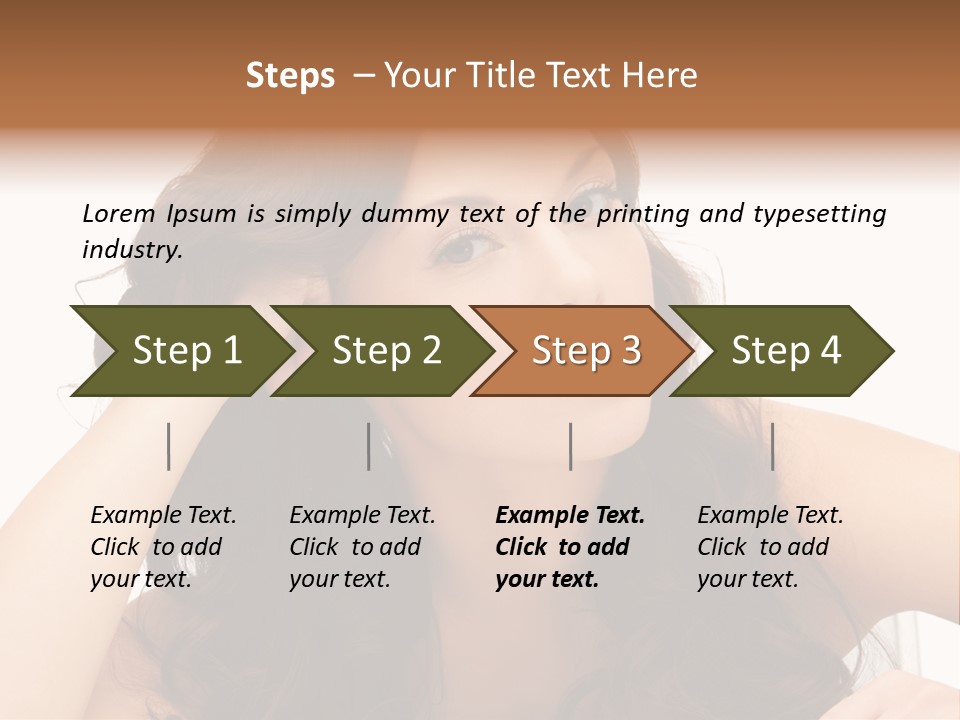 Health Lady Remedial PowerPoint Template