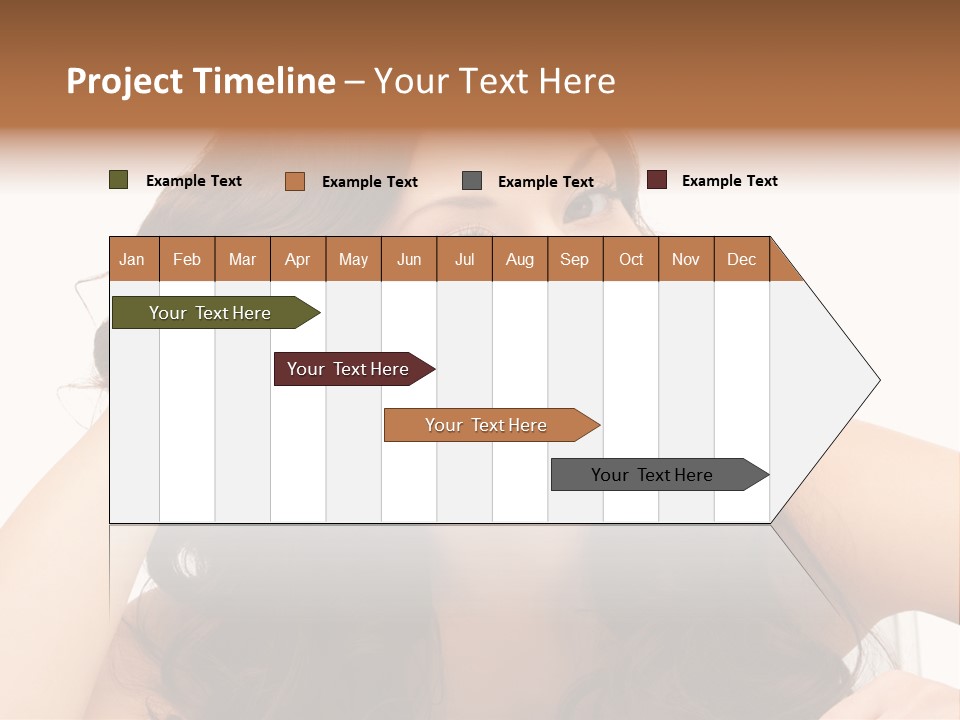 Health Lady Remedial PowerPoint Template