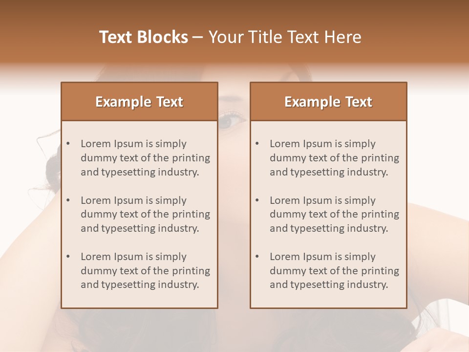 Health Lady Remedial PowerPoint Template