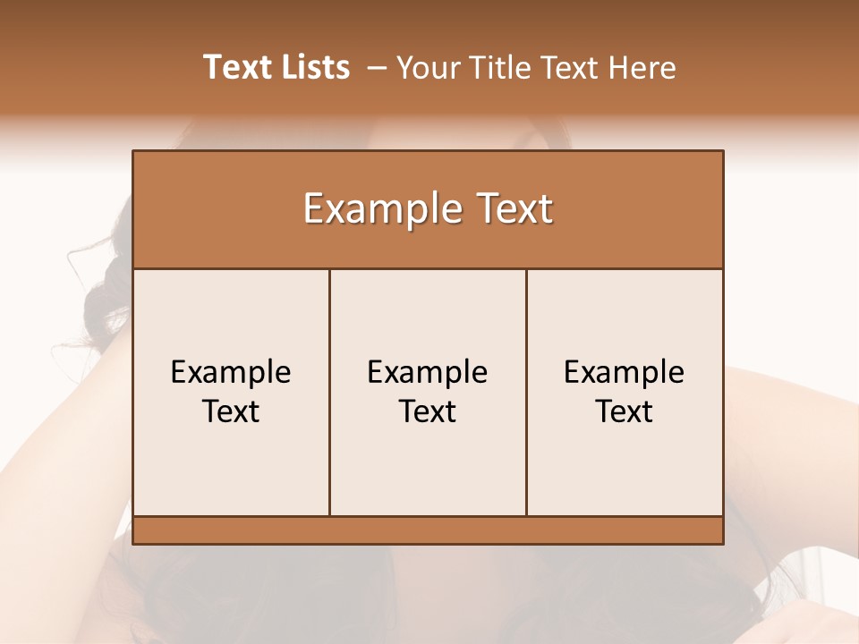Health Lady Remedial PowerPoint Template