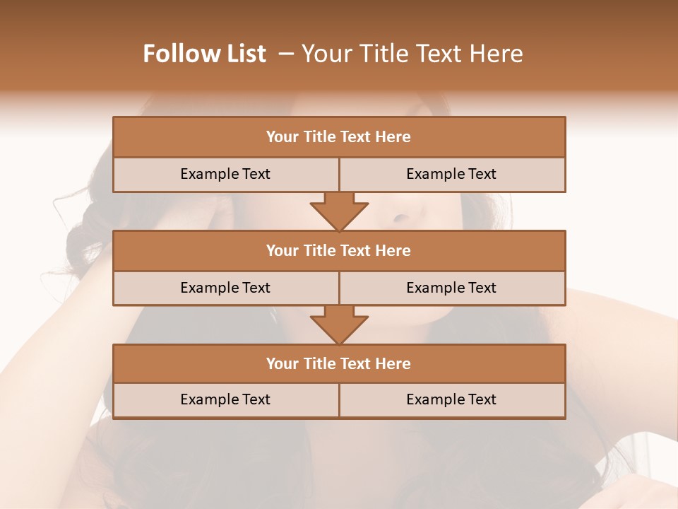 Health Lady Remedial PowerPoint Template